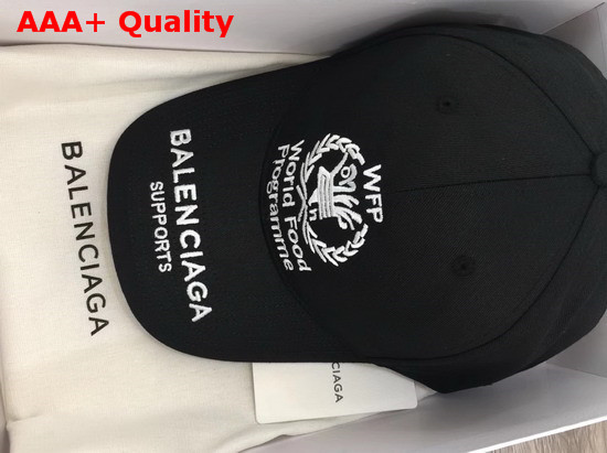 Balenciaga Baseball Cap Black Replica