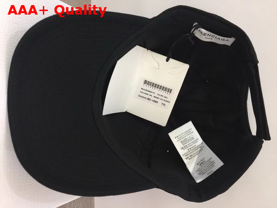 Balenciaga Baseball Cap Black Replica