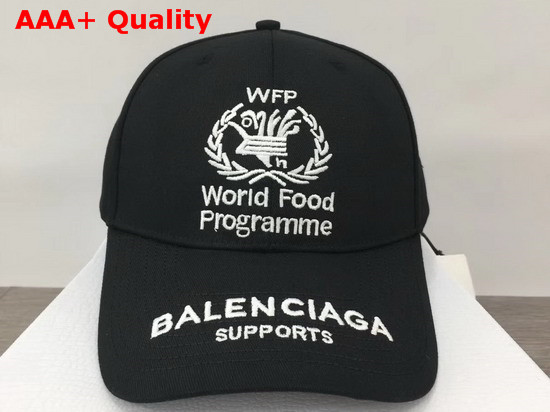 Balenciaga Baseball Cap Black Replica