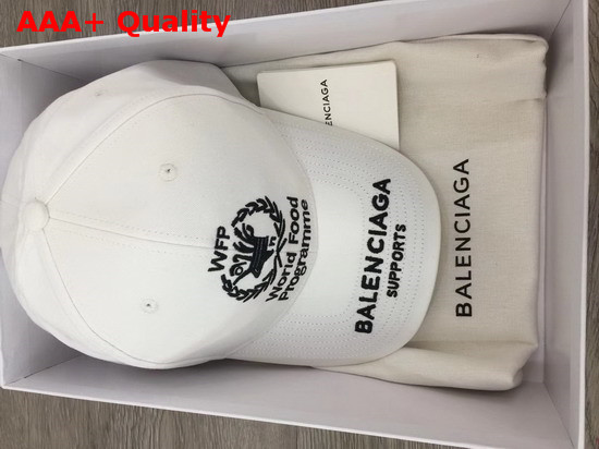 Balenciaga Baseball Cap White Replica