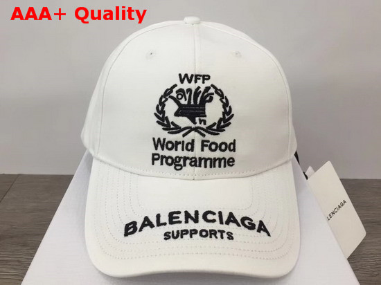 Balenciaga Baseball Cap White Replica