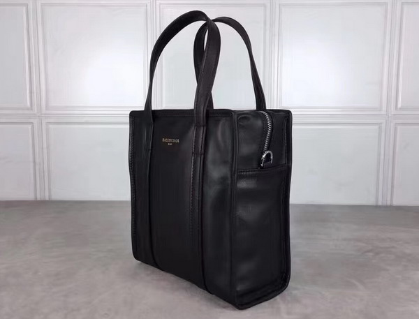 Balenciaga Bazar Shopper XS Black Soft Crafted Vintage Lambskin For Sale