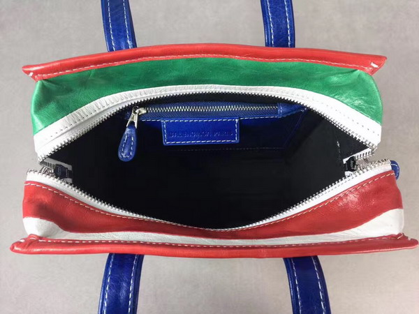 Balenciaga Bazar Shopper XS Multicolored Stripes For Sale