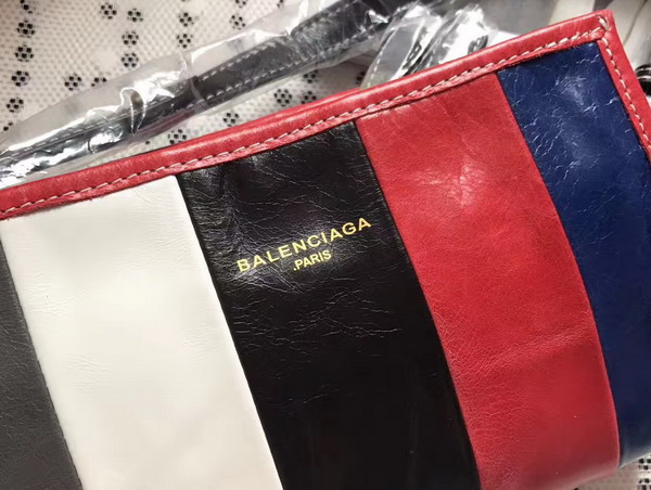 Balenciaga Bazar Strap Clutch Multicolour Arena Leather For Sale