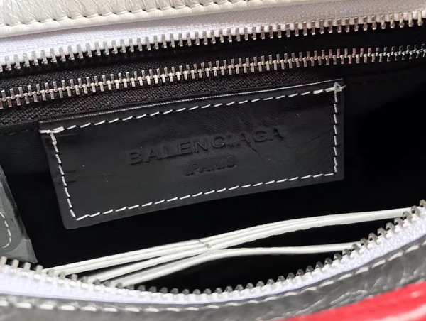 Balenciaga Bazar Strap Clutch Multicolour Arena Leather For Sale