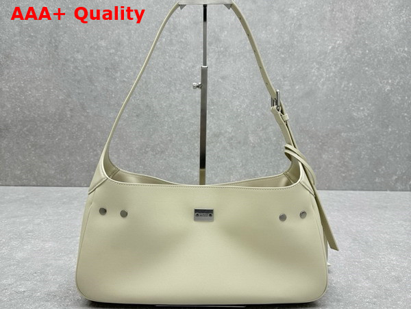 Balenciaga Bel Air Small Shoulder Bag in Soya Smooth Calfskin Replica