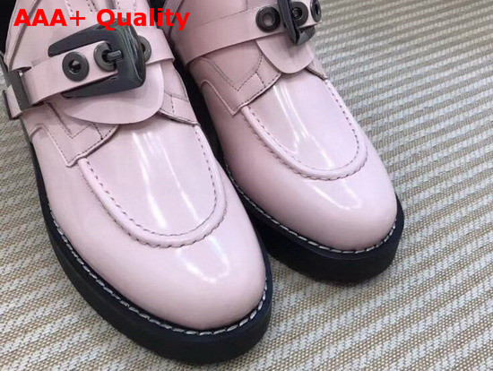 Balenciaga Ceinture Ankle Boots in Pink Calfskin Replica