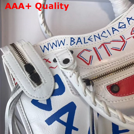 Balenciaga Classic City S Graffite White Replica