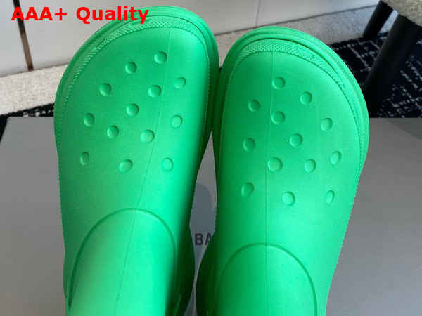 Balenciaga Crocstm Boot in Green Rubber Replica