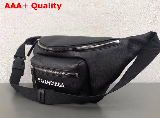 Balenciaga Everyday Belt Pack in Black Calfskin Replica