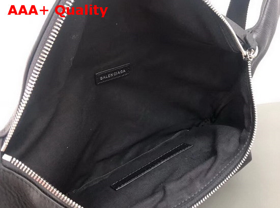 Balenciaga Everyday Belt Pack in Black Calfskin Replica