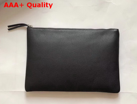 Balenciaga Everyday Pouch L Black Natural Grain Calfskin Replica