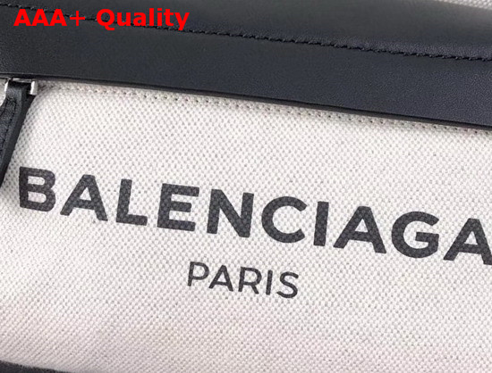 Balenciaga Navy Backpack Natural Cotton Canvas Replica