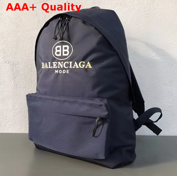 Balenciaga Explorer Backpack Navy Balenciaga Mode Embroidered Backpack Replica