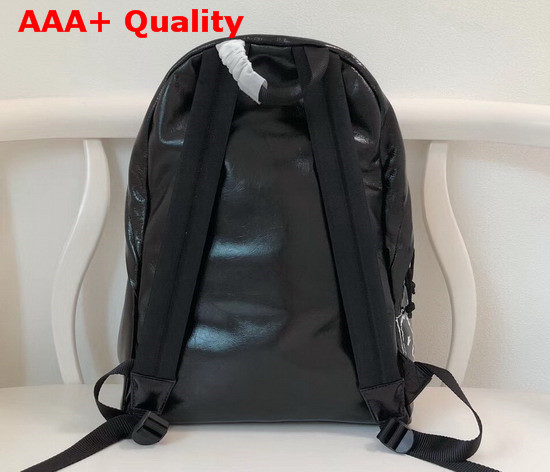 Balenciaga Explorer Bakcpack Graffiti Lambskin Black and White Replica