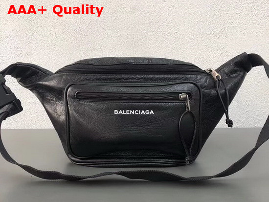 Balenciaga Explorer Belt Bag in Black Lambskin Replica