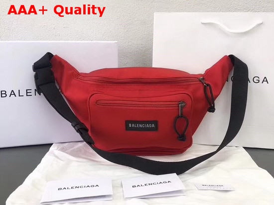 Balenciaga Explorer Belt Bag in Red Replica