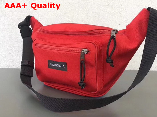 Balenciaga Explorer Belt Bag in Red Replica