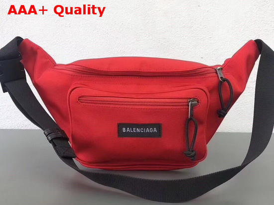 Balenciaga Explorer Belt Bag in Red Replica