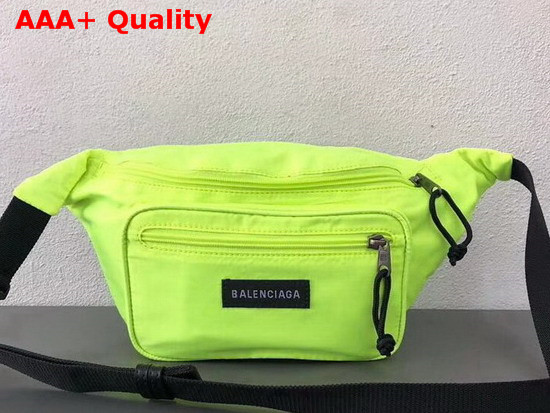 Balenciaga Explorer Belt Pack Apple Green Nylon Replica