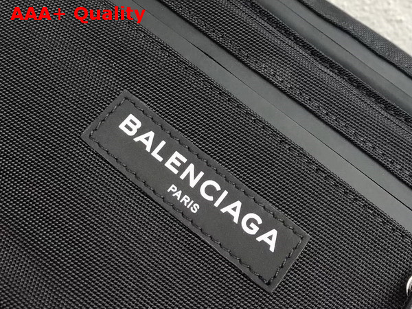 Balenciaga Explorer Zip Belt Bag in Black Nylon for Men Replica