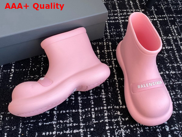 Balenciaga Hummer Rain Boot in Pink Rebber Replica