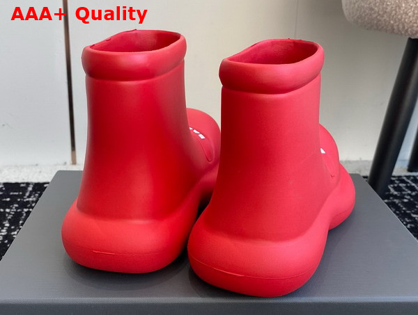 Balenciaga Hummer Rain Boot in Red Rebber Replica