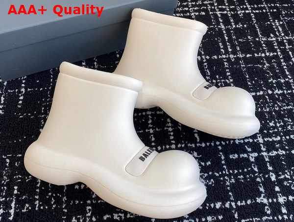 Balenciaga Hummer Rain Boot in White Rebber Replica