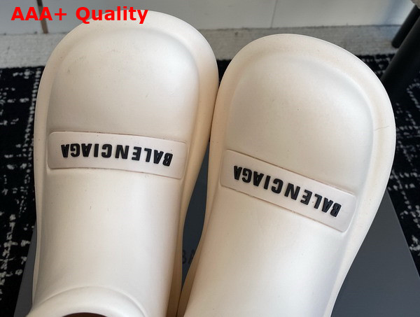 Balenciaga Hummer Rain Boot in White Rebber Replica