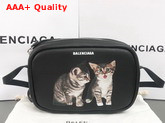 Balenciaga Kitten Everyday Camera Bag XS Black Replica