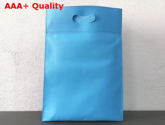 Balenciaga Kitten Shopping Bag in Light Blue Replica