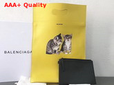 Balenciaga Kitten Shopping Bag Yellow Replica