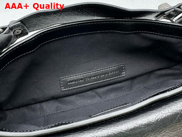 Balenciaga Le Cagole Small Sling Bag in Black Arena Lambskin Replica