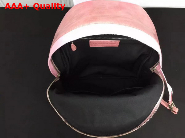 Balenciaga Leather Backpack in Pink Calfskin Replica