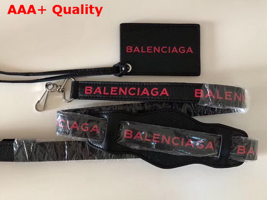 Balenciaga Logo Classic Strap Black Replica