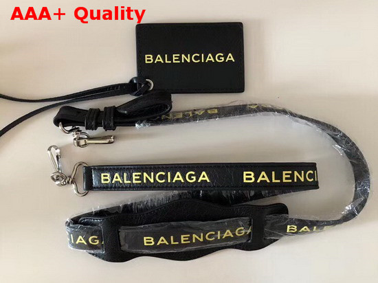 Balenciaga Logo Classic Strap Black Replica