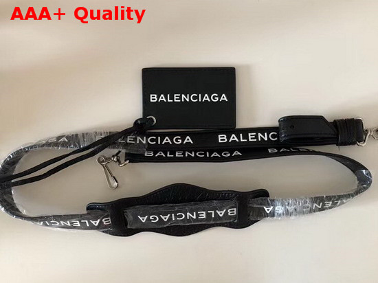 Balenciaga Logo Classic Strap Black Replica