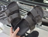 Balenciaga Mallorca Sandal in Black Clear Technical Polyurethane Replica