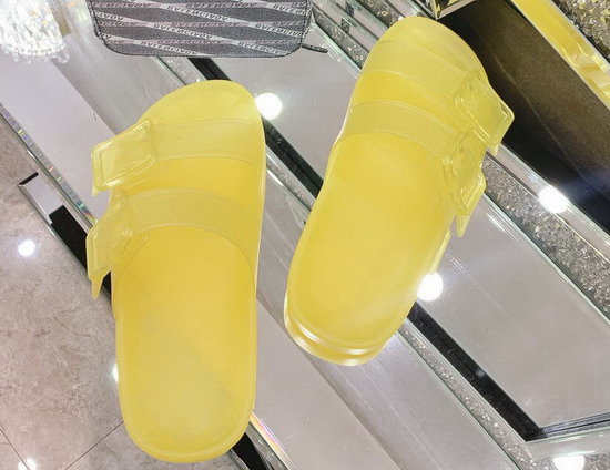 Balenciaga Mallorca Sandal in Yellow Clear Technical Polyurethane Replica