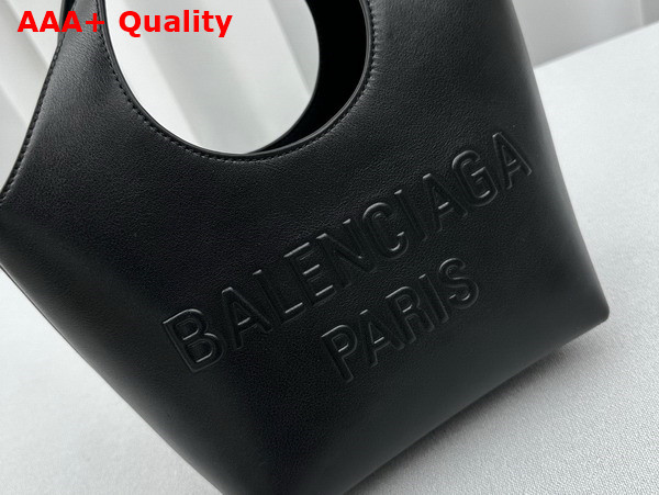 Balenciaga Mary Kate XS Tote Bag in Black Soft Smooth Calfskin Replica