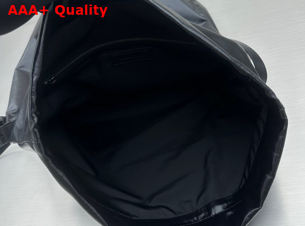 Balenciaga Mens Trash Bag Large Pouch in Black Replica