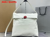 Balenciaga Mens Trash Bag Large Pouch in White Replica