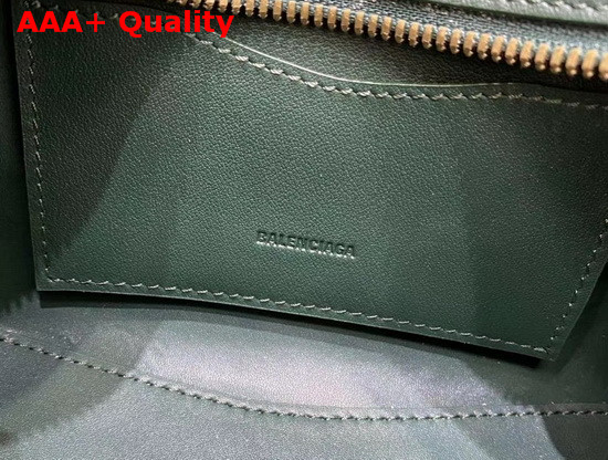 Balenciaga Neo Classic Mini Top Handle Bag in Green Smooth Calfskin Aged Gold Hardware Replica