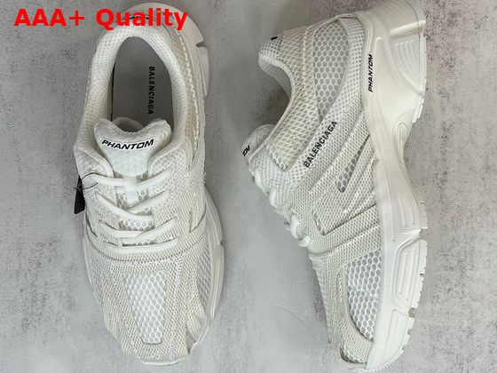 Balenciaga Phantom Sneaker in White Fabric and Mesh Replica