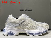 Balenciaga Phantom Sneaker in White Monocolor Fabric and Mesh Replica