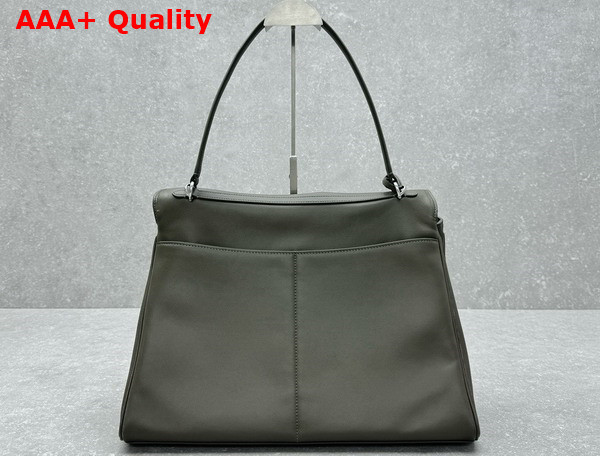 Balenciaga Rodeo Large Handbag in Dark Green Used Smooth Calfskin Replica