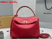 Balenciaga Rodeo Mini Handbag in Red Smooth Calfskin Replica