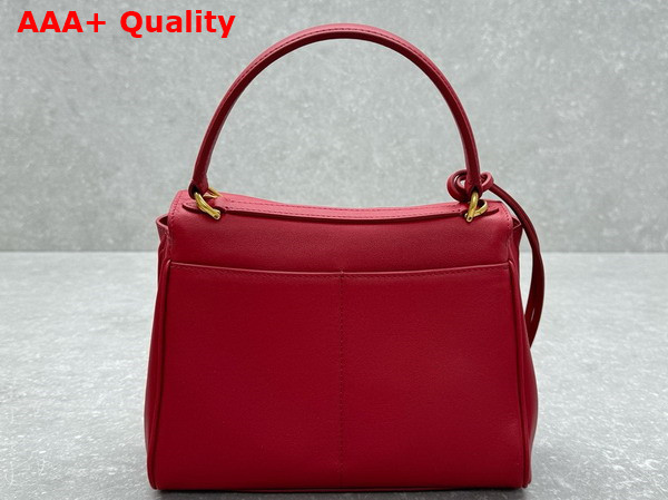 Balenciaga Rodeo Mini Handbag in Red Smooth Calfskin Replica