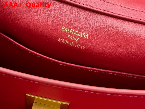 Balenciaga Rodeo Mini Handbag in Red Smooth Calfskin Replica