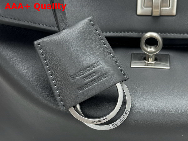 Balenciaga Rodeo Small Handbag in Grey Smooth Calfskin Replica